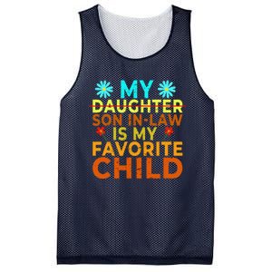 My Son Inlaw Is My Favorite Child Funny Replaced Daughter Mesh Reversible Basketball Jersey Tank