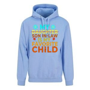 My Son Inlaw Is My Favorite Child Funny Replaced Daughter Unisex Surf Hoodie