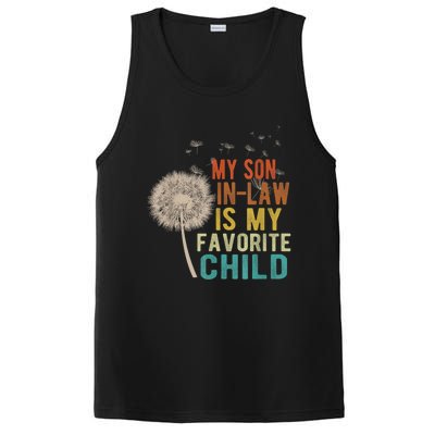 My Son In Law Is My Favorite Child Funny Dandelion Gifts PosiCharge Competitor Tank