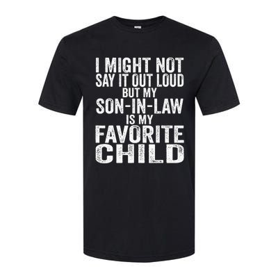 My Son In Law Is My Favorite Child Funny Family Humor Retro Softstyle CVC T-Shirt