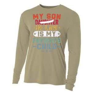 My Son In Law Is My Favorite Child Funny Replaced Daughter (29) Cooling Performance Long Sleeve Crew