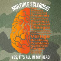 Multiple Sclerosis ItS All In My Head Legacy Tie Dye Trucker Hat
