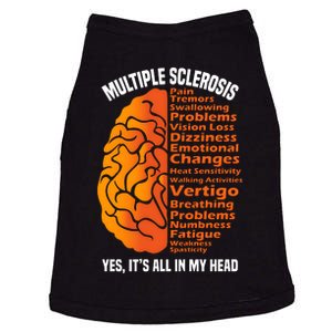 Multiple Sclerosis ItS All In My Head Doggie Tank