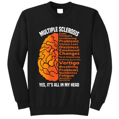 Multiple Sclerosis ItS All In My Head Sweatshirt