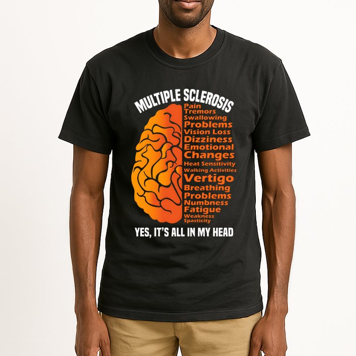 Multiple Sclerosis ItS All In My Head Tall T-Shirt