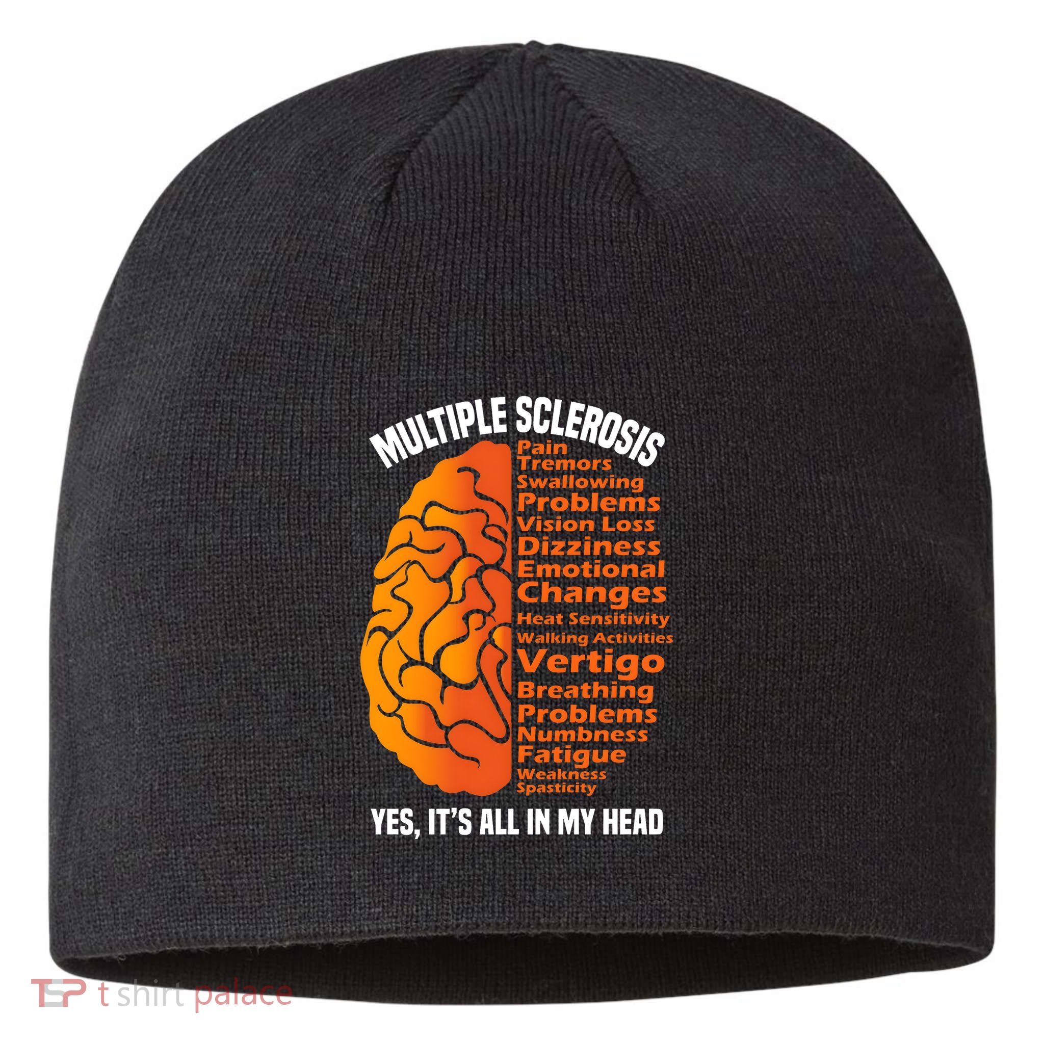 Multiple Sclerosis ItS All In My Head Sustainable Beanie