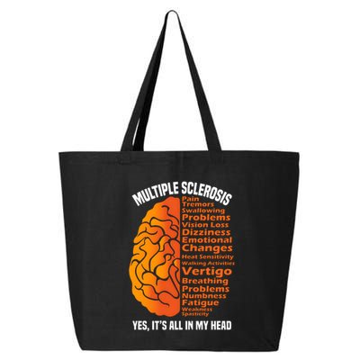 Multiple Sclerosis ItS All In My Head 25L Jumbo Tote