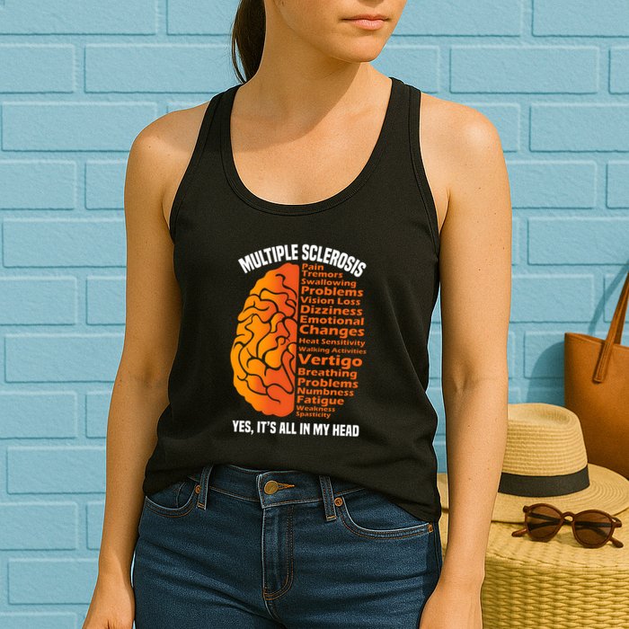 Multiple Sclerosis ItS All In My Head Womens Tank Top