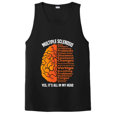 Multiple Sclerosis ItS All In My Head PosiCharge Competitor Tank
