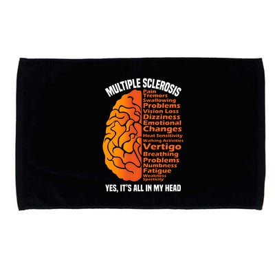 Multiple Sclerosis ItS All In My Head Microfiber Hand Towel