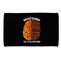 Multiple Sclerosis ItS All In My Head Microfiber Hand Towel