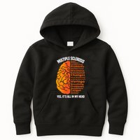 Multiple Sclerosis ItS All In My Head Kids Hoodie