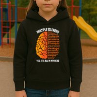 Multiple Sclerosis ItS All In My Head Kids Hoodie