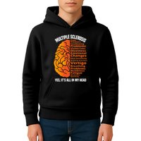 Multiple Sclerosis ItS All In My Head Kids Hoodie
