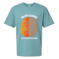 Multiple Sclerosis ItS All In My Head Sueded Cloud Jersey T-Shirt