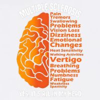 Multiple Sclerosis ItS All In My Head Garment-Dyed Sweatshirt