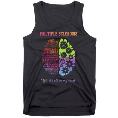 Multiple Sclerosis It's All In My Head Disease Fighter Tank Top