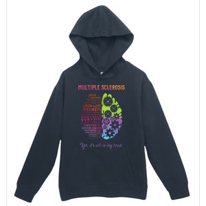 Multiple Sclerosis It's All In My Head Disease Fighter Urban Pullover Hoodie