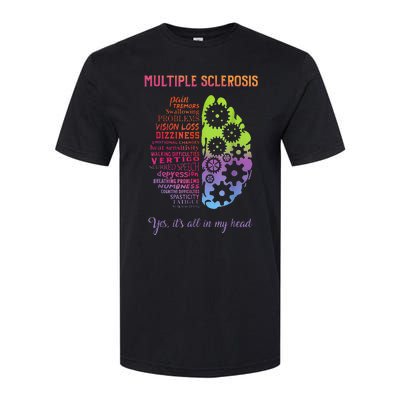 Multiple Sclerosis It's All In My Head Disease Fighter Softstyle CVC T-Shirt