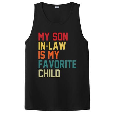 My SonInLaw Is My Favorite Child Family Humor Mother's Day PosiCharge Competitor Tank