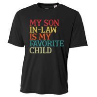 My Son In Law Is My Favorite Child Funny Family Humor Retro Cooling Performance Crew T-Shirt