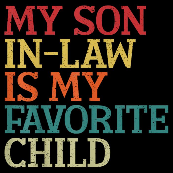 My Son In Law Is My Favorite Child Funny Family Humor Retro Sustainable Bucket Hat