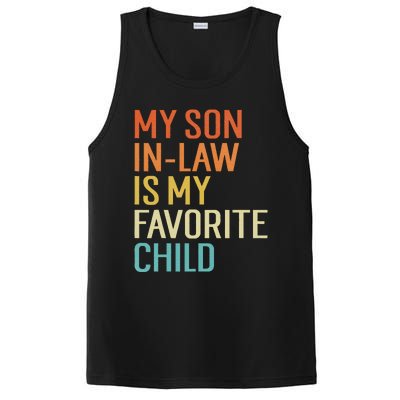 My Son In Law Is My Favorite Child Funny Family Humor Retro PosiCharge Competitor Tank