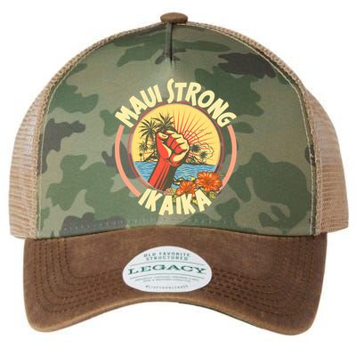 Maui Strong Ikaika Hawaii Legacy Tie Dye Trucker Hat