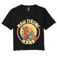 Maui Strong Ikaika Hawaii Women's Crop Top Tee