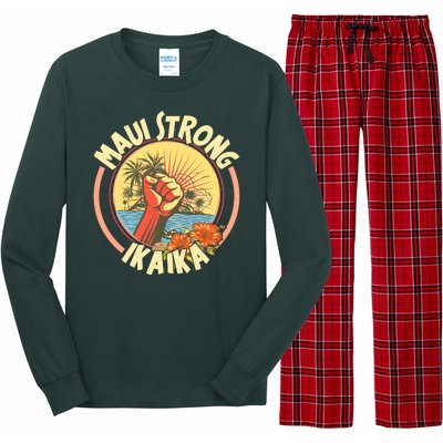 Maui Strong Ikaika Hawaii Long Sleeve Pajama Set