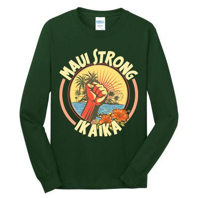 Maui Strong Ikaika Hawaii Tall Long Sleeve T-Shirt