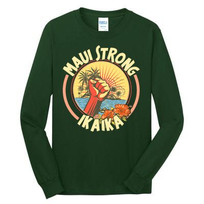 Maui Strong Ikaika Hawaii Tall Long Sleeve T-Shirt