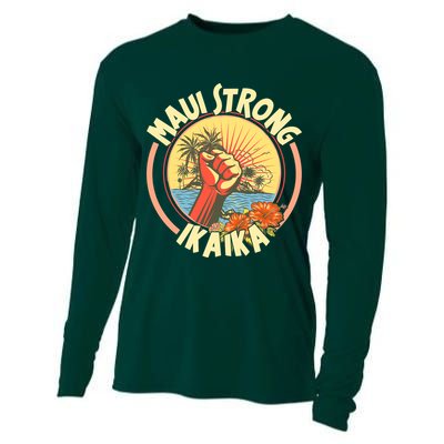 Maui Strong Ikaika Hawaii Cooling Performance Long Sleeve Crew