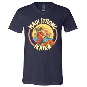 Maui Strong Ikaika Hawaii V-Neck T-Shirt