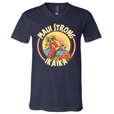 Maui Strong Ikaika Hawaii V-Neck T-Shirt