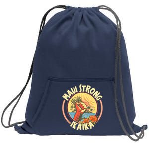 Maui Strong Ikaika Hawaii Sweatshirt Cinch Pack Bag