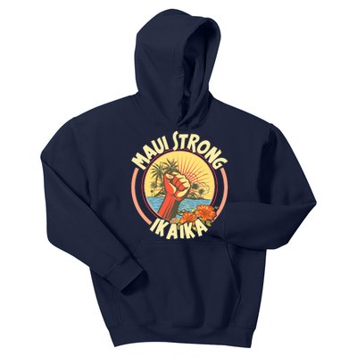 Maui Strong Ikaika Hawaii Kids Hoodie