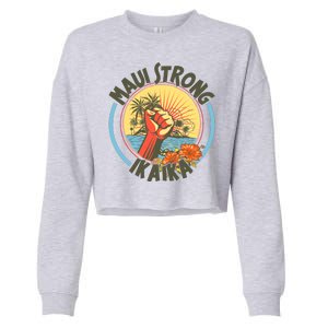 Maui Strong Ikaika Hawaii Cropped Pullover Crew