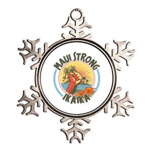 Maui Strong Ikaika Hawaii Metallic Star Ornament