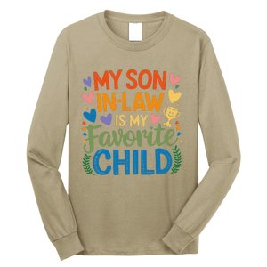 My Son In Law Is My Favorite Child Retro Mom In Law Long Sleeve Shirt