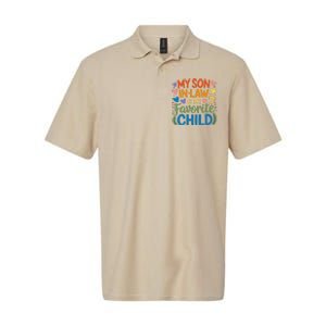 My Son In Law Is My Favorite Child Retro Mom In Law Softstyle Adult Sport Polo