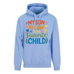 My Son In Law Is My Favorite Child Retro Mom In Law Unisex Surf Hoodie