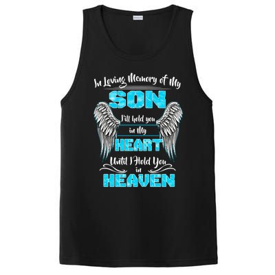 My Son I'll Hold You In My Heart Until I Hold You In Heaven Gift PosiCharge Competitor Tank