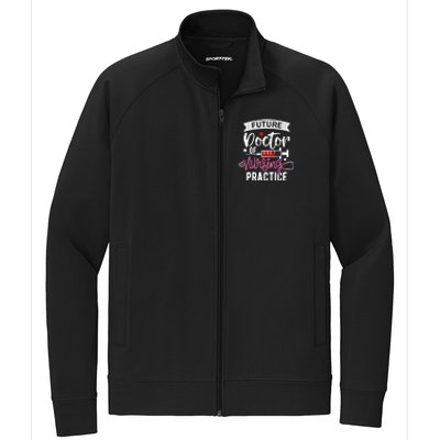 Medical School Instructor Future Doctor Of Nursing Practice Funny Gift Stretch Full-Zip Cadet Jacket