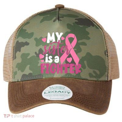 My Sister Is A Fighter Cancer Awareness Legacy Tie Dye Trucker Hat