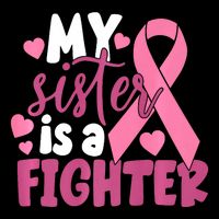 My Sister Is A Fighter Cancer Awareness 7-Panel Snapback Hat