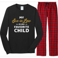 My Soninlaw Is My Favorite Child For Motherinlaw Long Sleeve Pajama Set