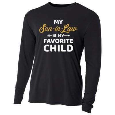 My Soninlaw Is My Favorite Child For Motherinlaw Cooling Performance Long Sleeve Crew