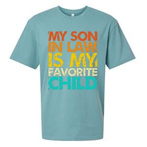 My Son In Law Is My Favorite Child Retro Family Humor Sueded Cloud Jersey T-Shirt