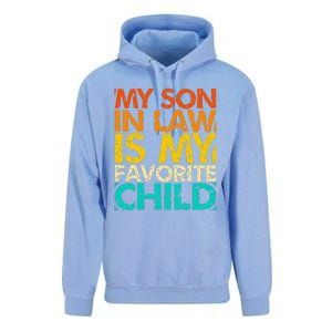 My Son In Law Is My Favorite Child Retro Family Humor Unisex Surf Hoodie